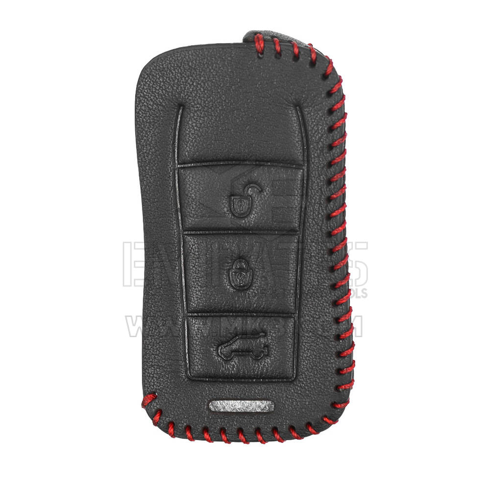 Кожаный чехол для дистанционного ключа Porsche Flip 3+1 кнопки PSC-C | МК3