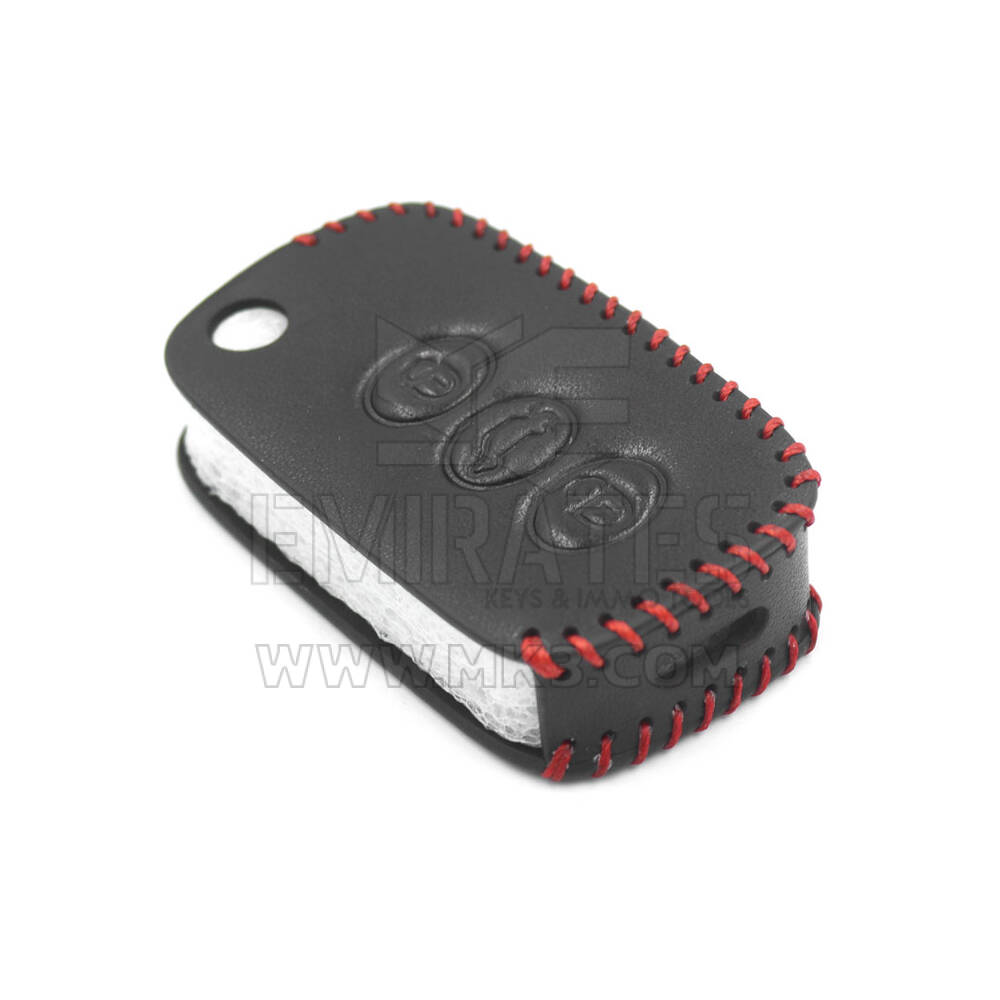 New Aftermarket Leather Case For Bentley Flip Remote Key 3 Buttons High Quality Best Price | Emirates Keys