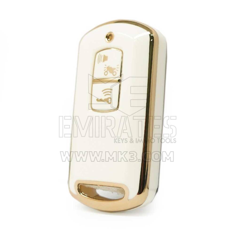 Nano High Quality Cover For Honda Motorcycle Remote Key 2 Buttons White Color F11J