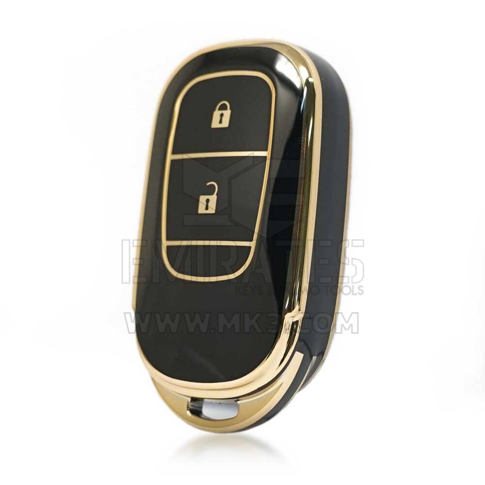 Nano High Quality Cover For Honda Smart Remote Key 2 Buttons Black Color G11J2