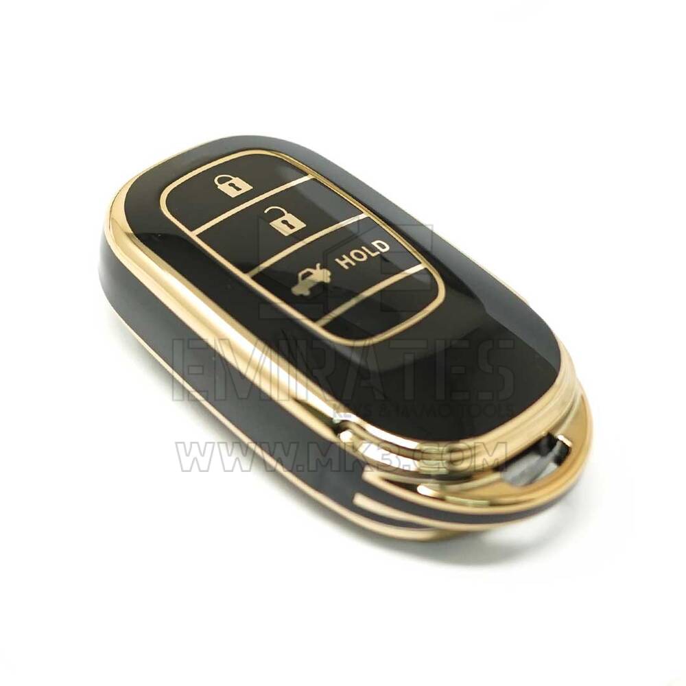 nueva cubierta de alta calidad nano del mercado de accesorios para llave remota inteligente honda 3 botones color negro g11j3 | Claves de los Emiratos