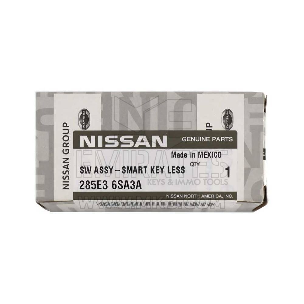 Nova chave remota inteligente Infiniti Q60 2022 genuína/OEM 3 + 1 botões 433 MHz Número de peça do fabricante: 285E3-6SA3A, S180144705, ID FCC: KR5TXN1 | Chaves dos Emirados