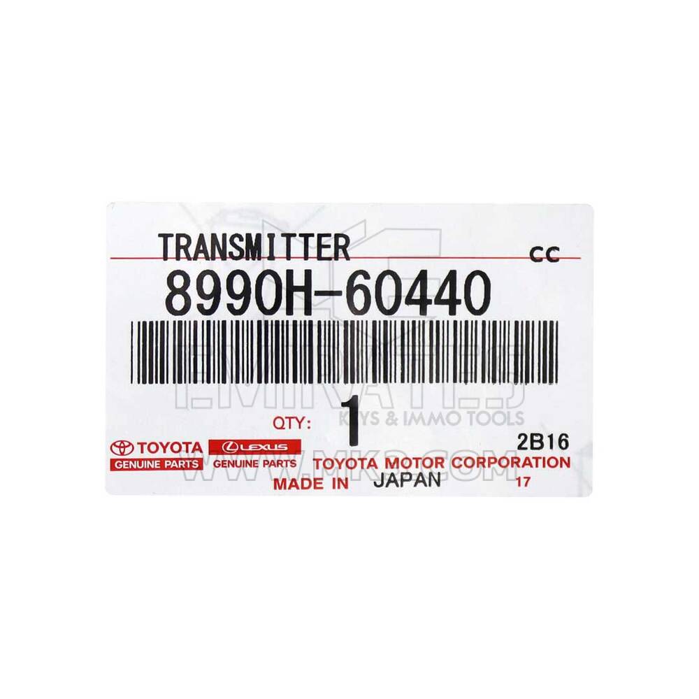 Nuova chiave telecomando intelligente originale/OEM Toyota Land Cruiser 2022-2024 2+1 pulsanti 433,58/434,42 MHz Codice produttore: 8990H-60440 8990H-60441 / ID FCC: B3N2K2R | Emirates Keys