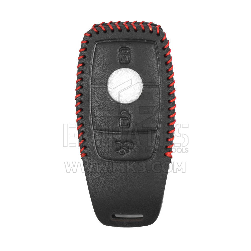 New Aftermarket Leather Case For Mercedes Benz E Series Smart Remote Key 3 Buttons High Quality Best Price | Emirates Keys