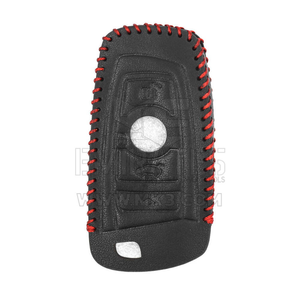 Funda de cuero para BMW CAS4 F Series Remote Key 4 Botones | mk3