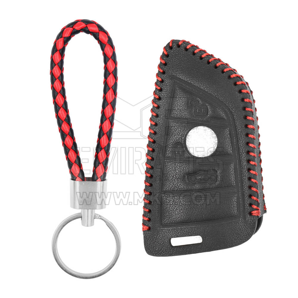 Leather Case For BMW FEM Blade Remote Key 3 Buttons