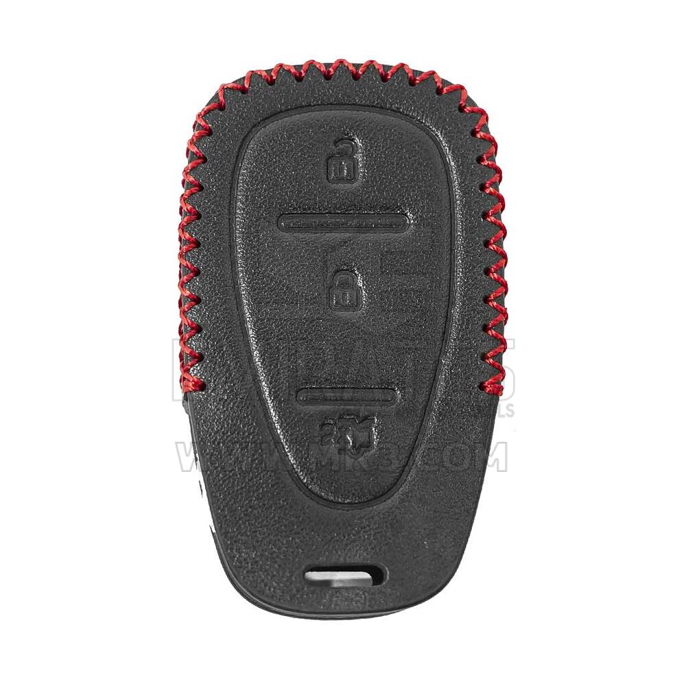 Funda de cuero para Chevrolet Smart Remote Key 3 Botones | mk3