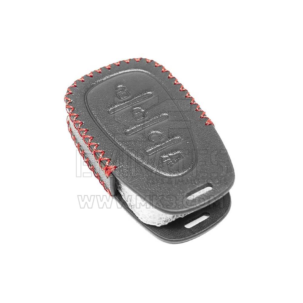 New Aftermarket Leather Case For Chevrolet Smart Remote Key 4 Buttons High Quality Best Price | Emirates Keys