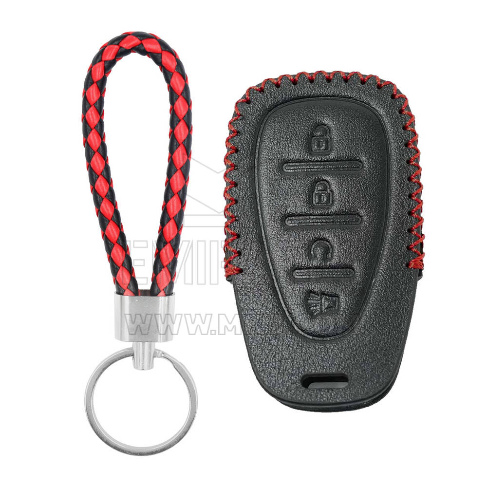 Кожаный чехол для Chevrolet Smart Remote Key 4 кнопки