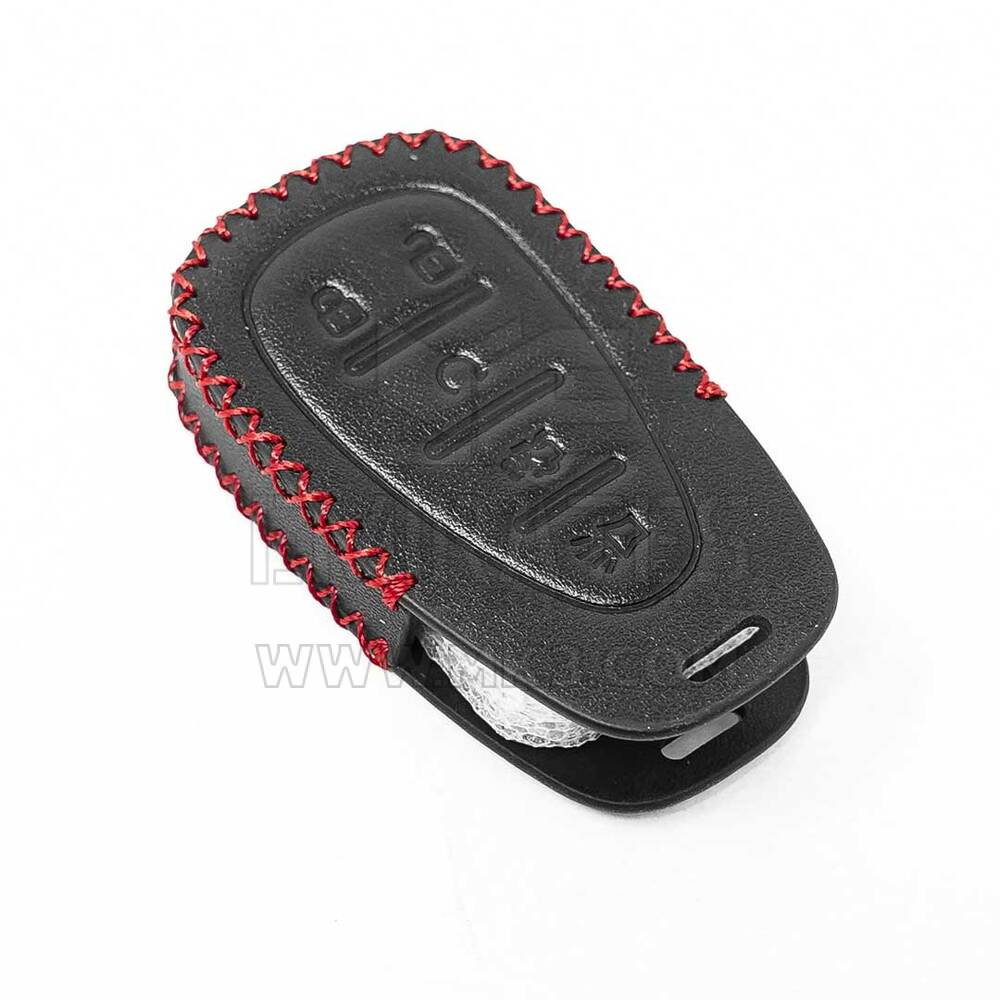 New Aftermarket Leather Case For Chevrolet Smart Remote Key 5 Buttons High Quality Best Price | Emirates Keys