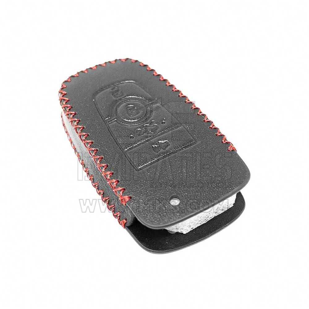 New Aftermarket Leather Case For Ford Fusion Mustang Remote Key 4 Buttons High Quality Best Price | Emirates Keys 