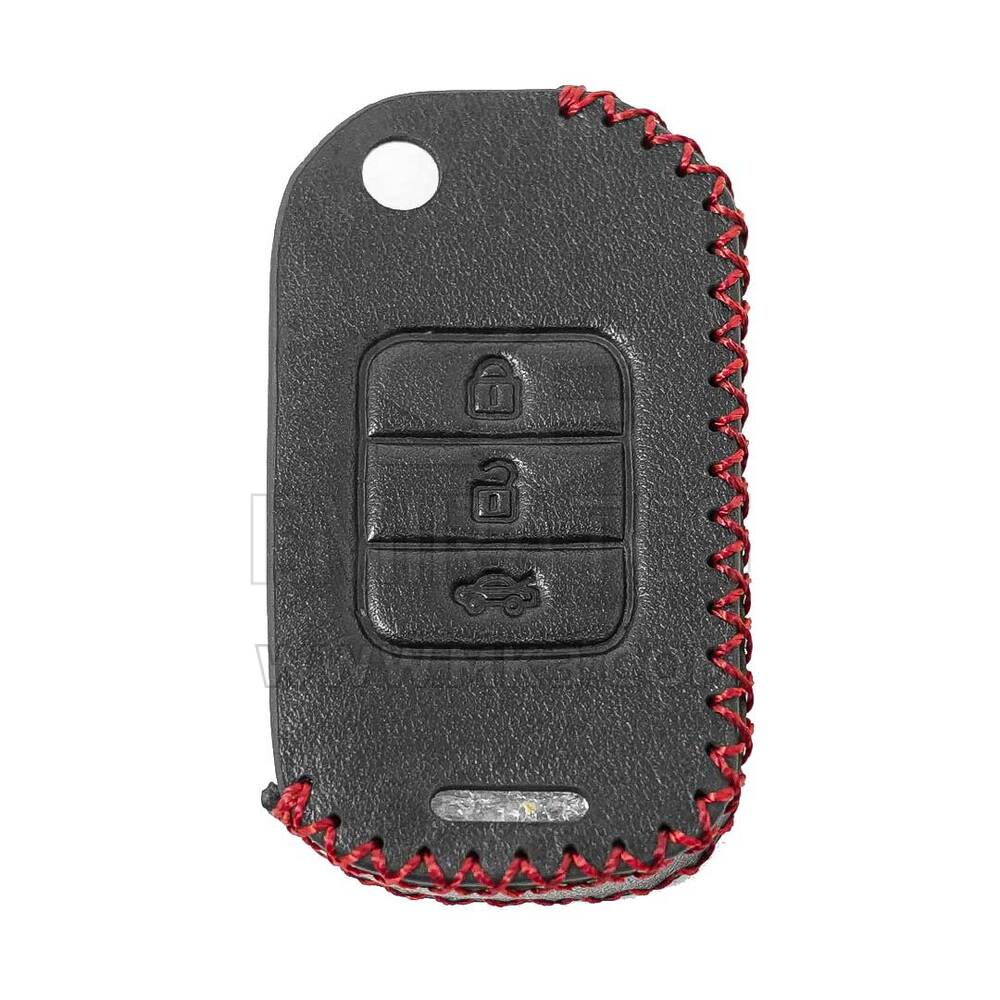 Leather Case For Honda Flip Remote Key 3 Buttons | MK3