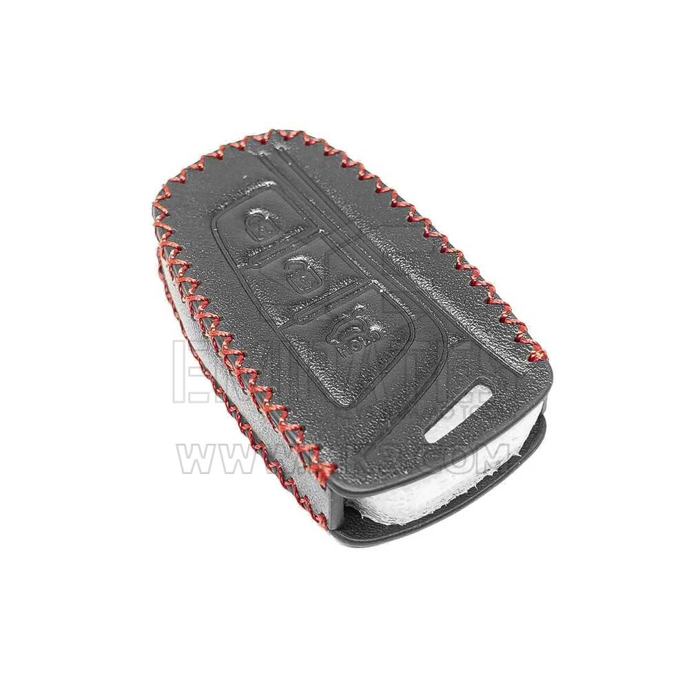 New Aftermarket Leather Case For Hyundai Santa Fe Equus Azera Remote Key 3 Buttons High Quality Best Price | Emirates Keys
