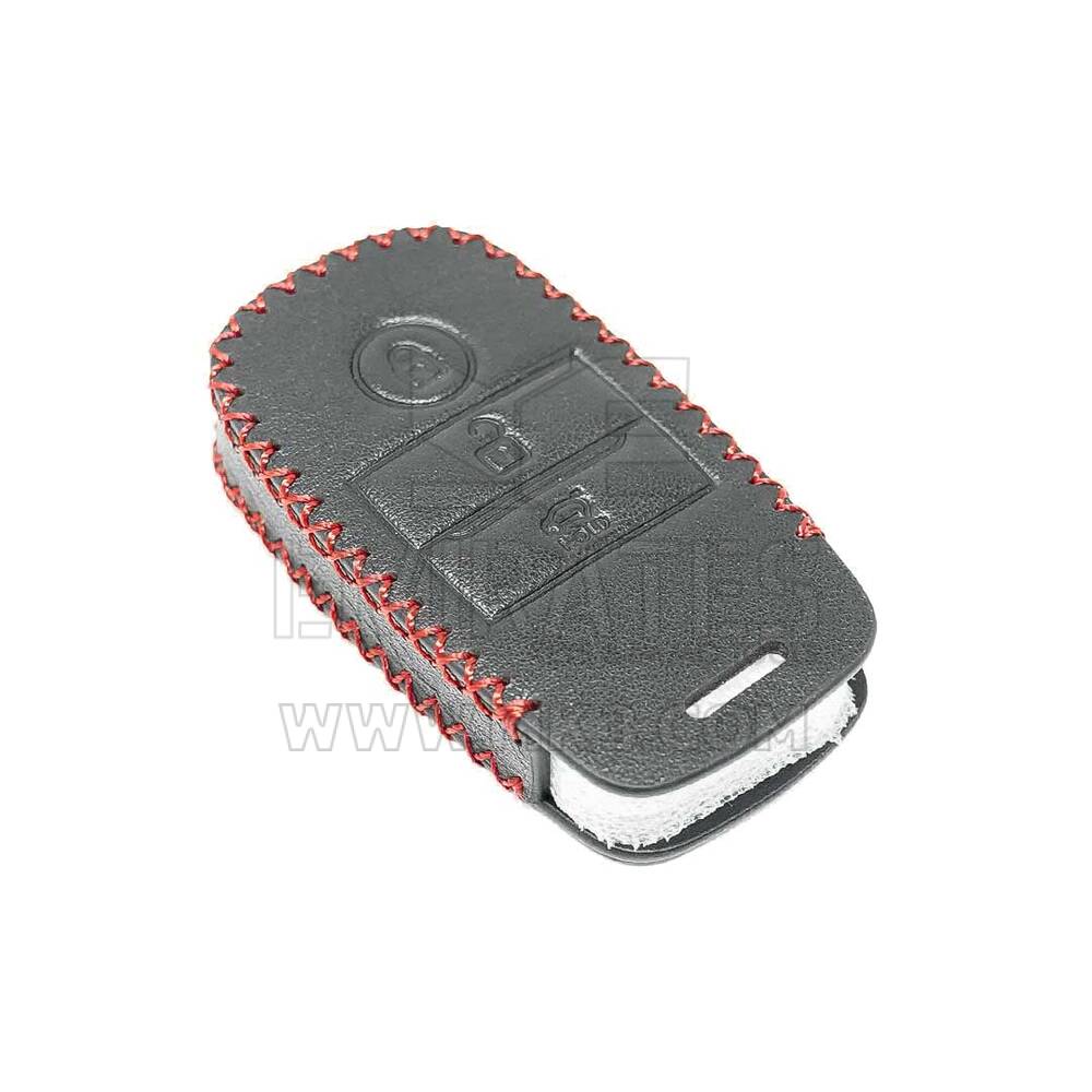 New Aftermarket Leather Case For Kia Smart Remote Key 3 Buttons High Quality Best Price | Emirates Keys