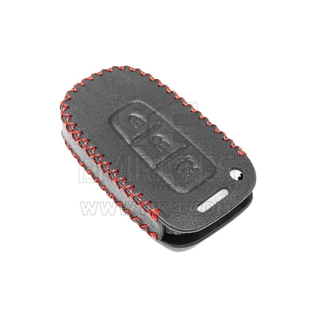 New Aftermarket Leather Case For Hyundai Kia Smart Remote Key 3 Buttons High Quality Best Price | Emirates Keys