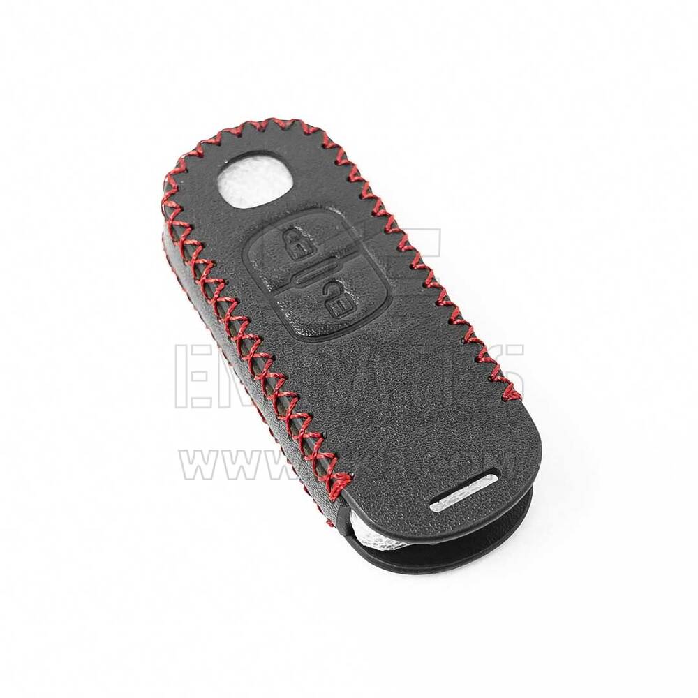 New Aftermarket Leather Case For Mazda Remote Key 2 Buttons High Quality Best Price | Emirates Keys