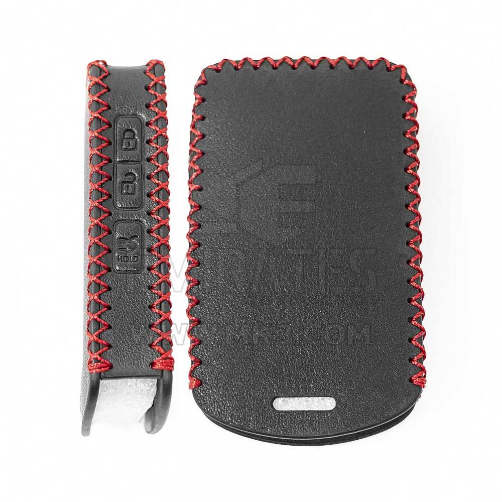 Funda de cuero para Mazda 2019-2022 llave remota inteligente 3 botones | mk3