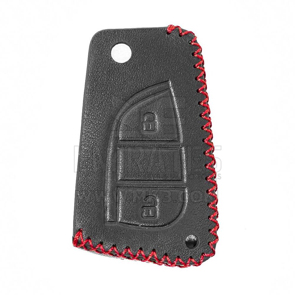 Custodia in pelle per chiave telecomando Toyota Flip Smart 2 pulsanti | MK3