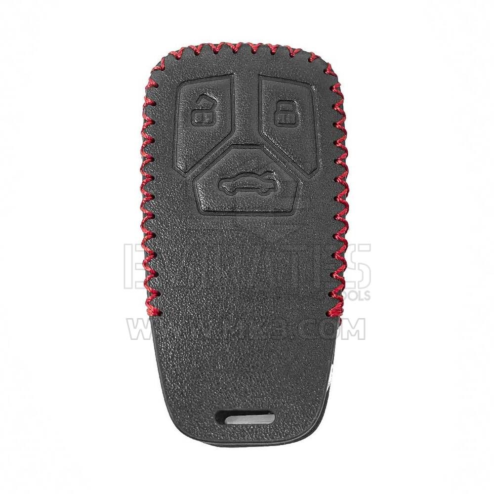 Custodia in pelle per Audi TT A4 A5 Smart Remote Key 3 Pulsanti | MK3