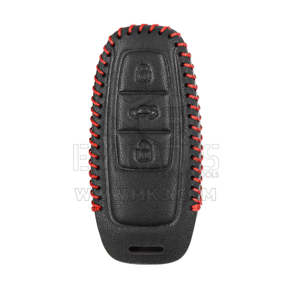 Funda de Cuero para Nuevo Audi Smart Remote Key 3 Botones | mk3