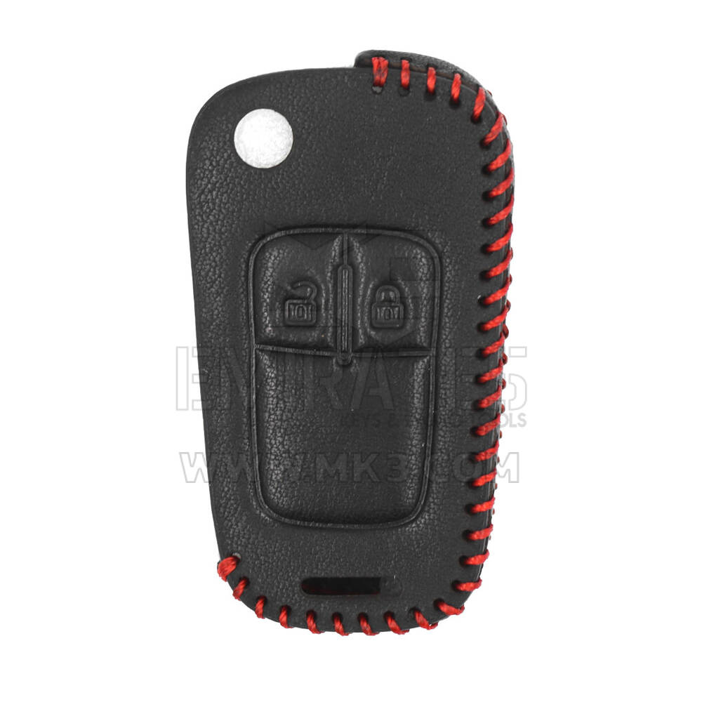 Leather Case For Chevrolet Opel Flip Remote Key 2 Buttons | MK3