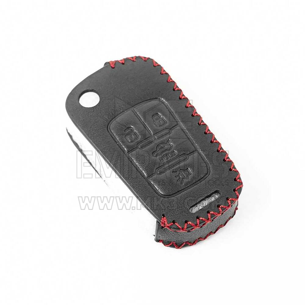 New Aftermarket Leather Case For Chevrolet Flip Smart Remote Key 4 Buttons High Quality Best Price | Emirates Keys