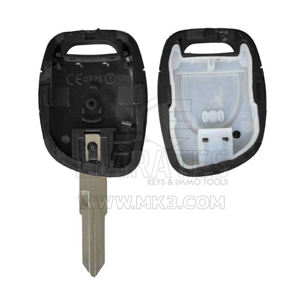 Guscio chiave telecomando Renault di alta qualità con lama 1 pulsante VAC102 Aftermarket, copertura chiave telecomando MK3, sostituzione gusci chiave a prezzi bassi | Chiavi degli Emirati