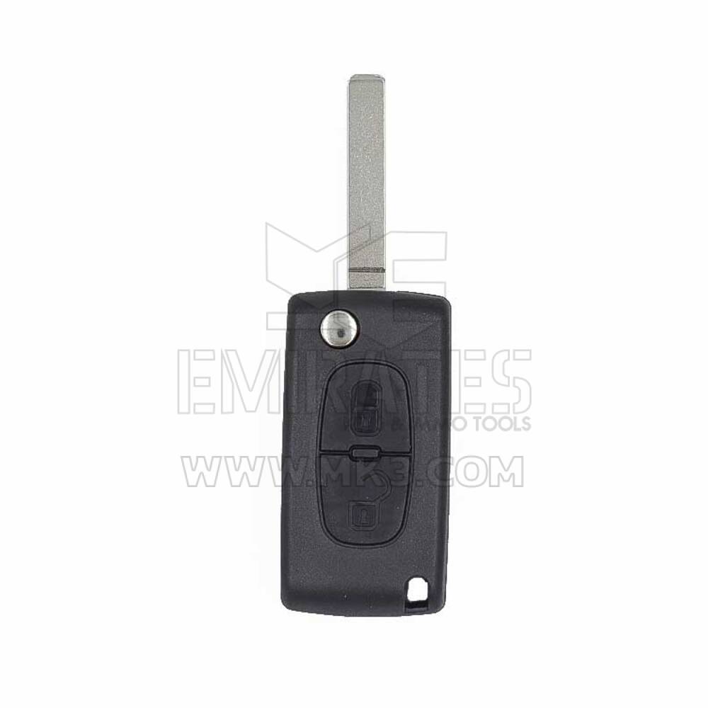 Peugeot Flip Remote Anahtarı 308 3008 5008 Modelleri ve Citroen Berlingo Model 0536 İçin 2 Anahtarlı ve 433MHz FSK Frekanslı PCF7961A Transponderli Çalışır