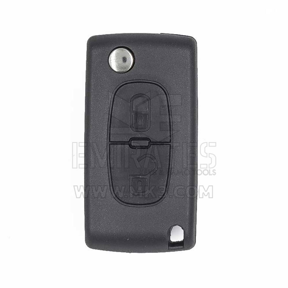 Peugeot 308 3008 5008 Citroen Berlingo 0536 Model Flip Remote Key 2 Buttons 433MHz FSK VA2 Blade