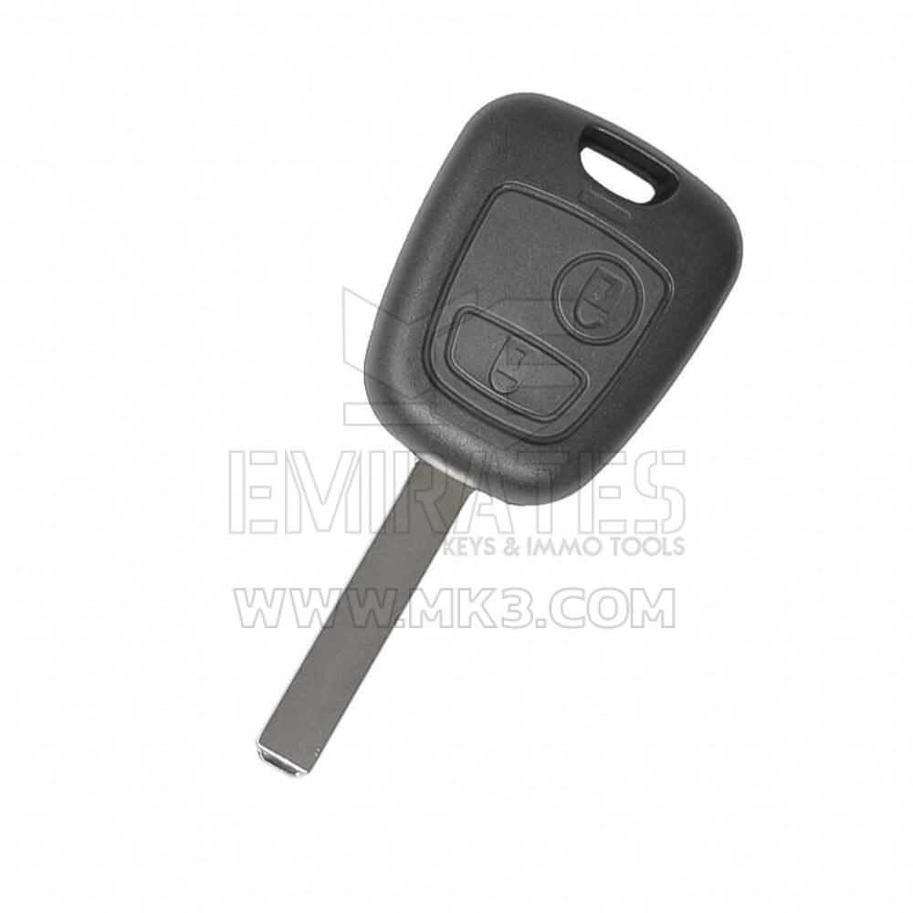 Porta-chaves remotas Peugeot 2 botões VA2 lâmina