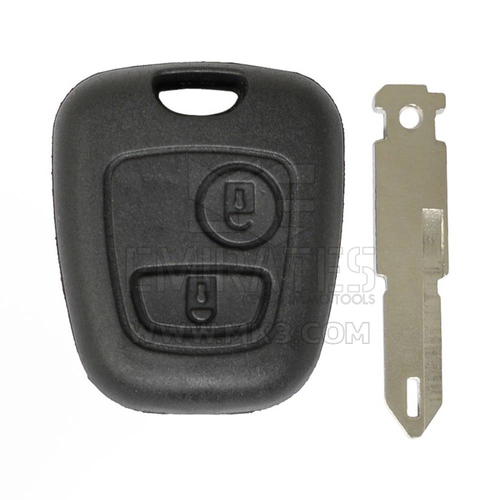 Peugeot 206 Remote Key Shell 2 botões NE72 / NE73 Lâmina sem suporte de bateria de alta qualidade, tampa da chave remota Mk3, substituição de invólucros de chaveiro a preços baixos.