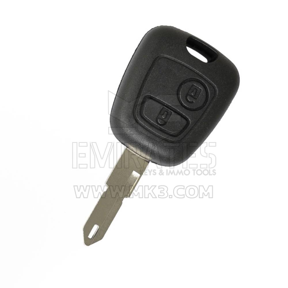 Peugeot 206 Remote Key Shell 2 Buttons NE73 Blade Without Battery Holder