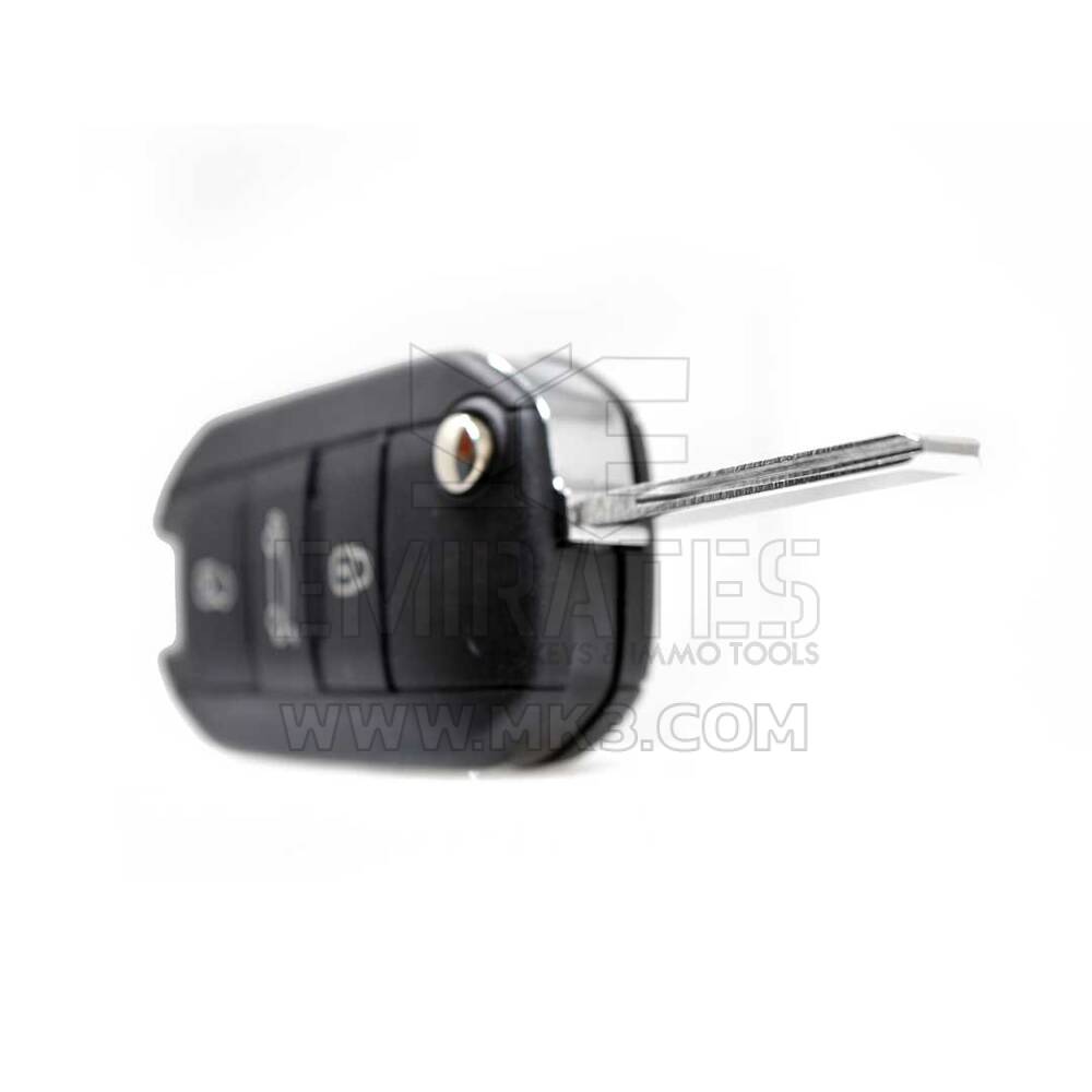 Peugeot 301-508 Citroen C-Elysee C4-Cactus Flip Remote Key Shell 3 Buttons, Mk3 Remote Key Cover, Key Fob Shells Replacement At Low Prices | Emirates Keys