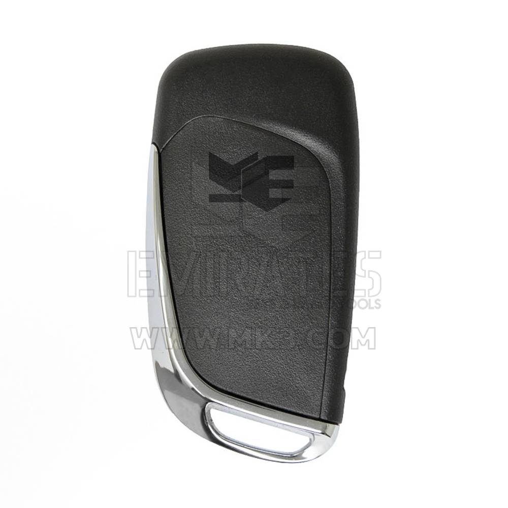 Carcasa para mando a distancia Peugeot Flip cromada de 3 botones | MK3