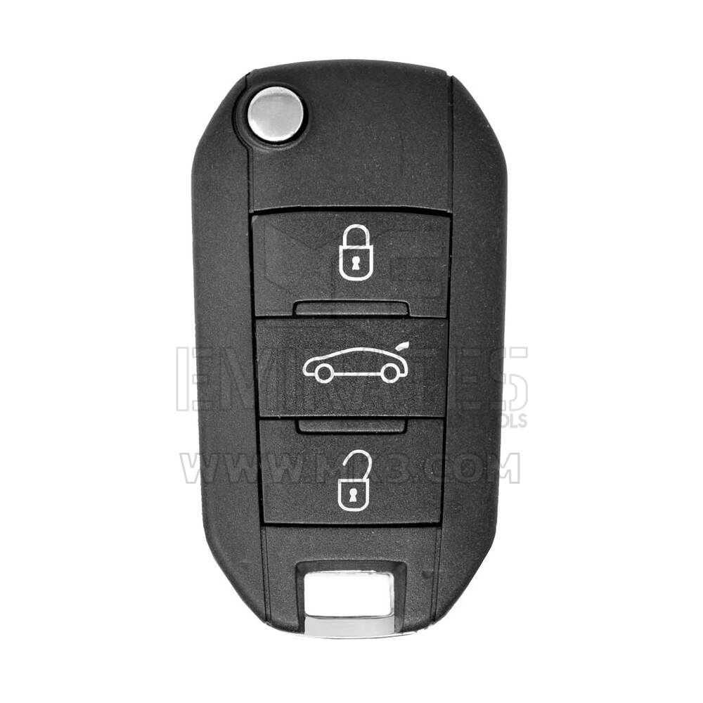 Peugeot 301 508 Citroen C-Elysee C4-Cactus Flip Remote Key 433MHz 3 Boutons ID FCC : 9807343377 / 2013DJ0113