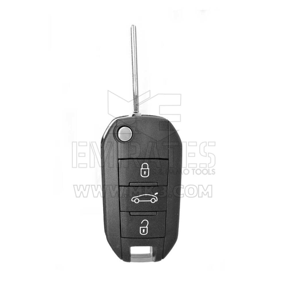 New Peugeot 301 508 Citroen C-Elysee C4-Cactus Flip Remote Key  433 MHz 3 Buttons - MK3 Remotes | Emirates Keys