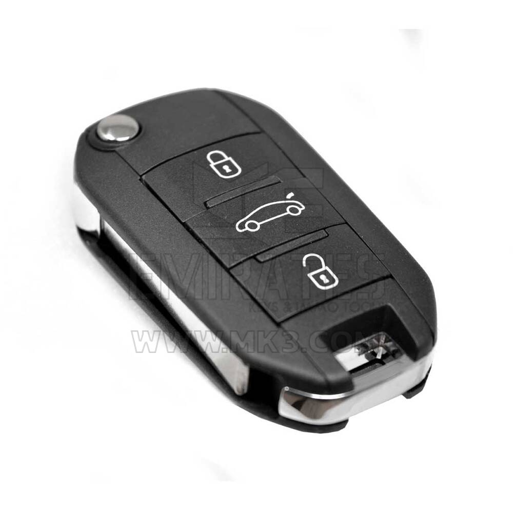New Peugeot 301 508 Citroen C-Elysee C4-Cactus Flip Remote Key  433 MHz 3 Buttons - MK3 Remotes | Emirates Keys