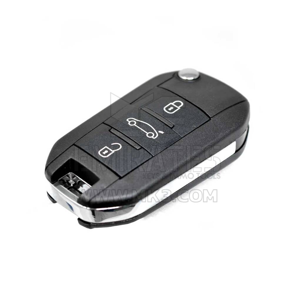 New Peugeot 301 508 Citroen C-Elysee C4-Cactus Flip Remote Key  433 MHz 3 Buttons - MK3 Remotes | Emirates Keys