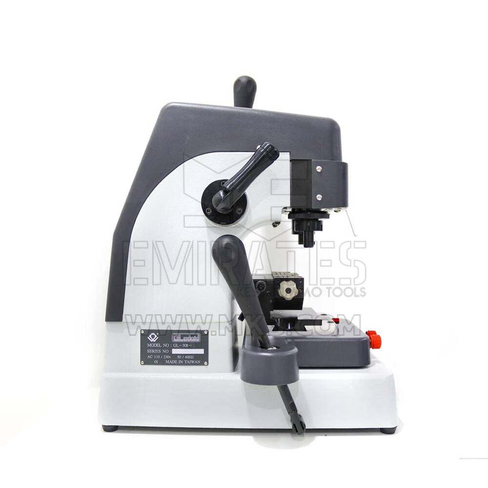 GLADAID GL-308BL Taiwan Multi-Functional Key Cutting Machine adjustable angle between 0-45 degrees, suitable for copying the flat oblique keys