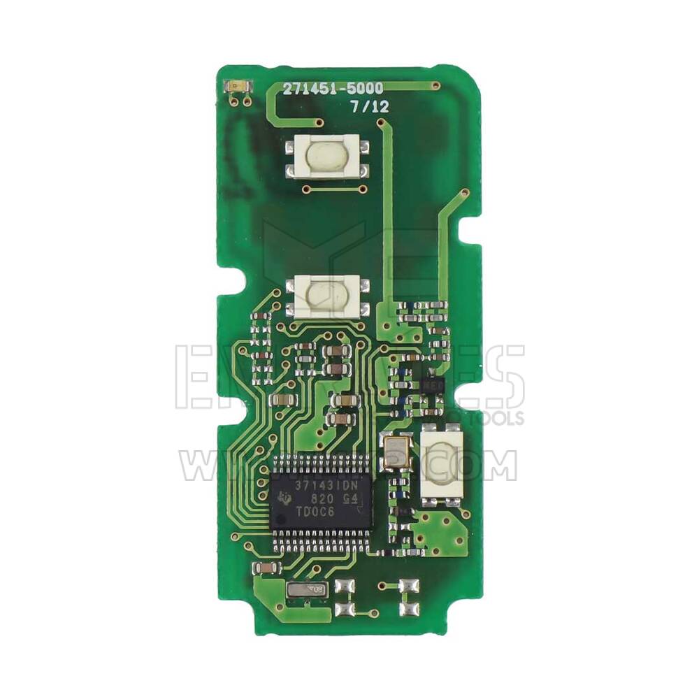 Usado Toyota Genuine/OEM Smart Remote Key PCB 3 Botones 312MHz 271451-5000 Alta calidad Mejor precio | Claves de los Emiratos