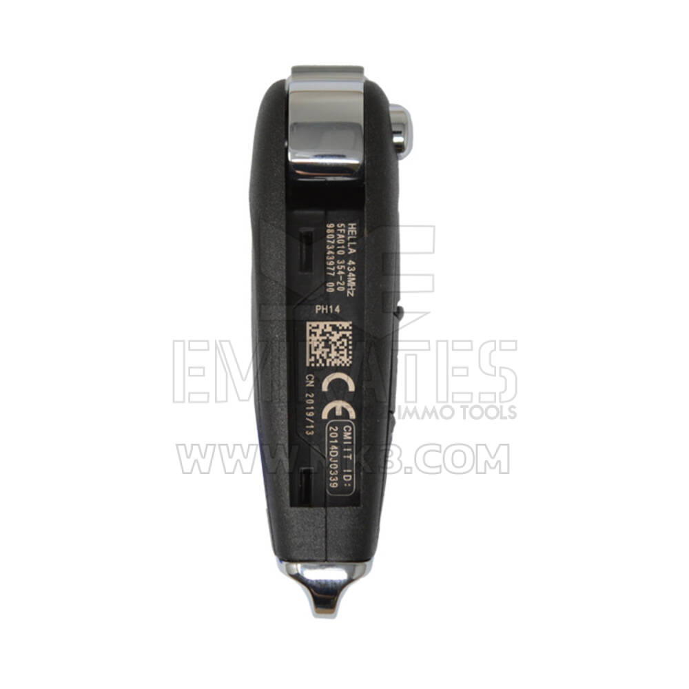 Novo Citroen Genuine/OEM Flip Remote Key 3 Buttons 434MHz PCF7936 Transponder Chip High Quality Best Price | Chaves dos Emirados