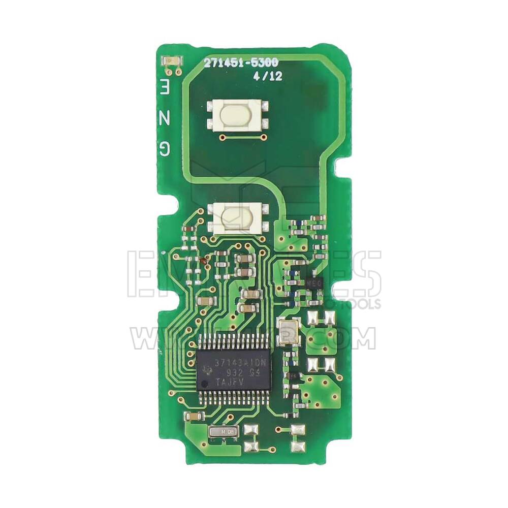 Chave Remota Inteligente Lexus 2 Botões 314MHz 271451-5300 | MK3