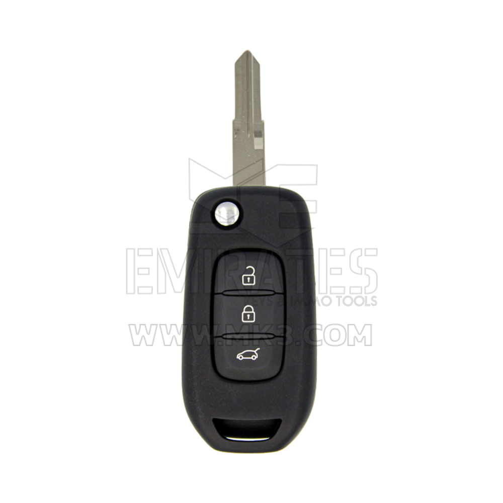 High Quality Aftermarket Renault Flip Remote Key Shell 3 Buttons White Color VAC102 Blade , Key fob shell replacement at Low Prices | Emirates Keys