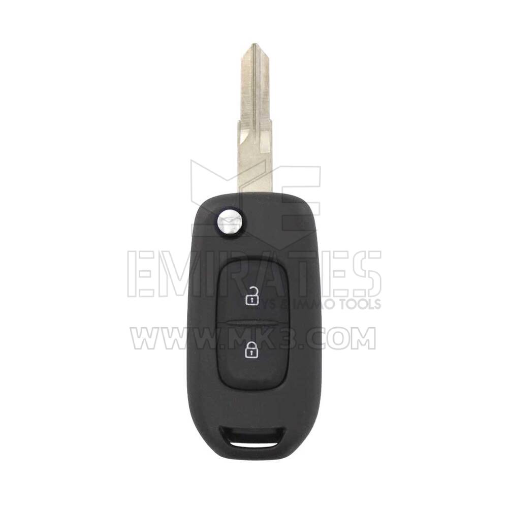 New Aftermarket REN - Renault Flip Remote Key Shell 2 Buttons White Color VAC102 Blade High Quality Best Price | Emirates Keys