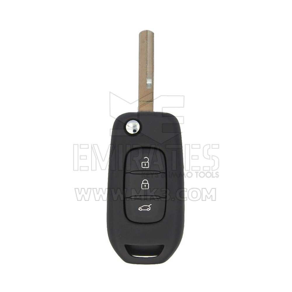 Renault Uzaktan Kumanda Anahtarı , Yeni Renault Dacia Duster Sandero Symbol Twingo Çevirmeli Uzaktan Kumanda Anahtarı 3 Buton 433MHz AES PCF7961 Transponder Kumandaları | Emirates Anahtarları