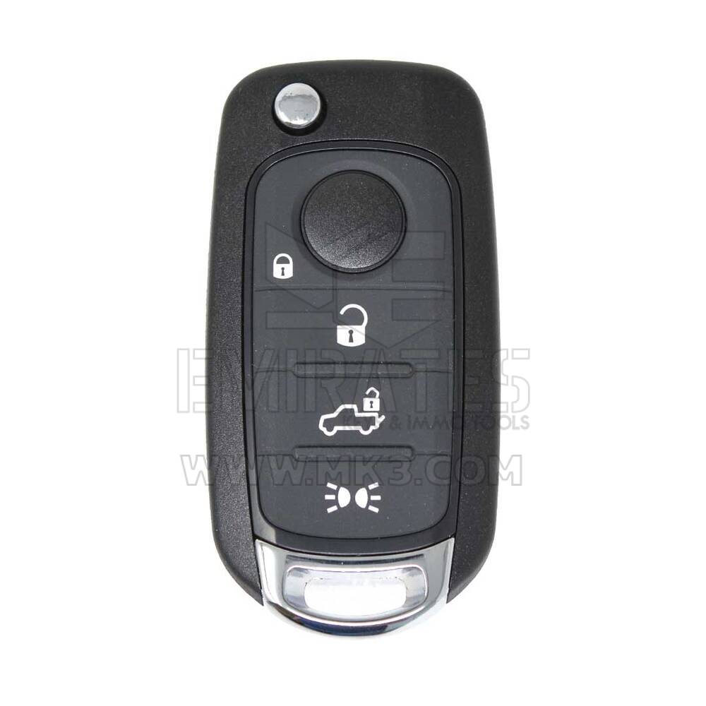 Fiat EGEA Flip Remote Key 4 أزرار 433MHz Megamos AES Transponder