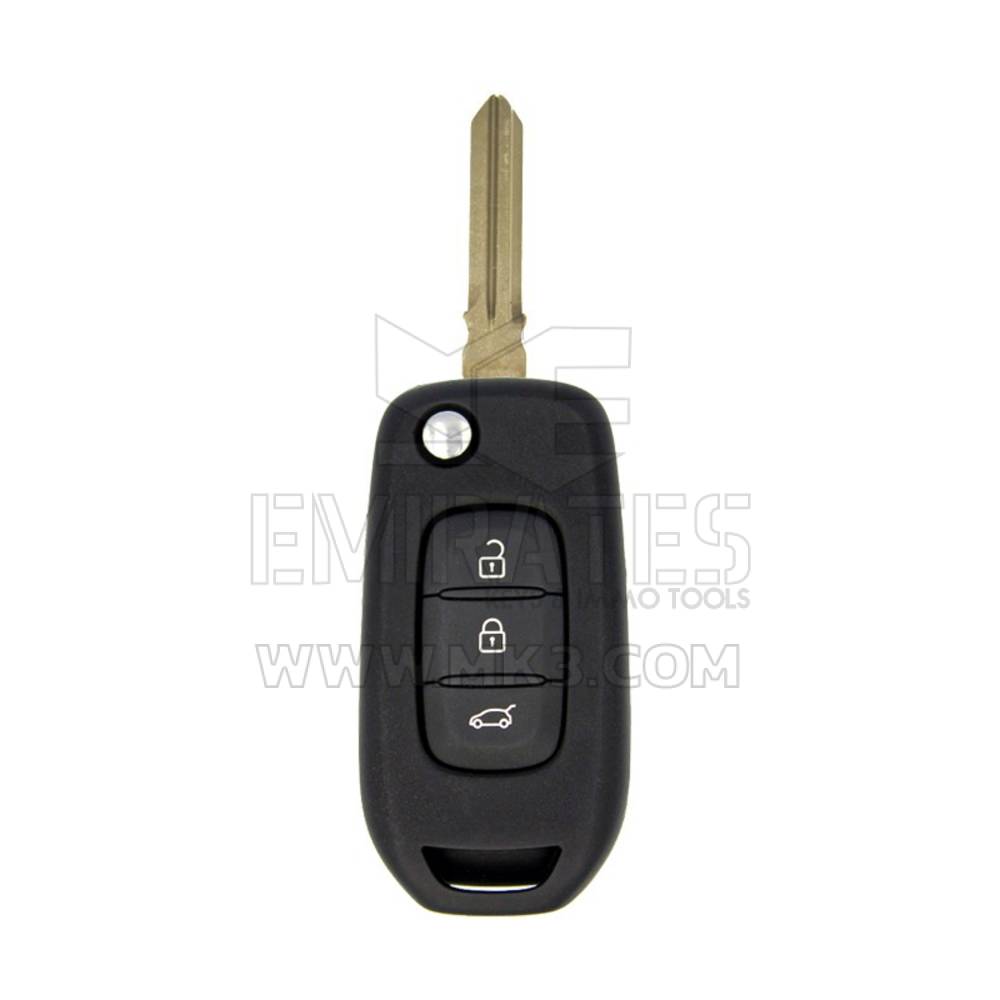 Pós-venda de alta qualidade Renault Flip Remote Key Shell 3 botões cor branca HU179 Blade, Emirates Keys Remote Key Cover, Key Fob Shell Replacement a preços baixos