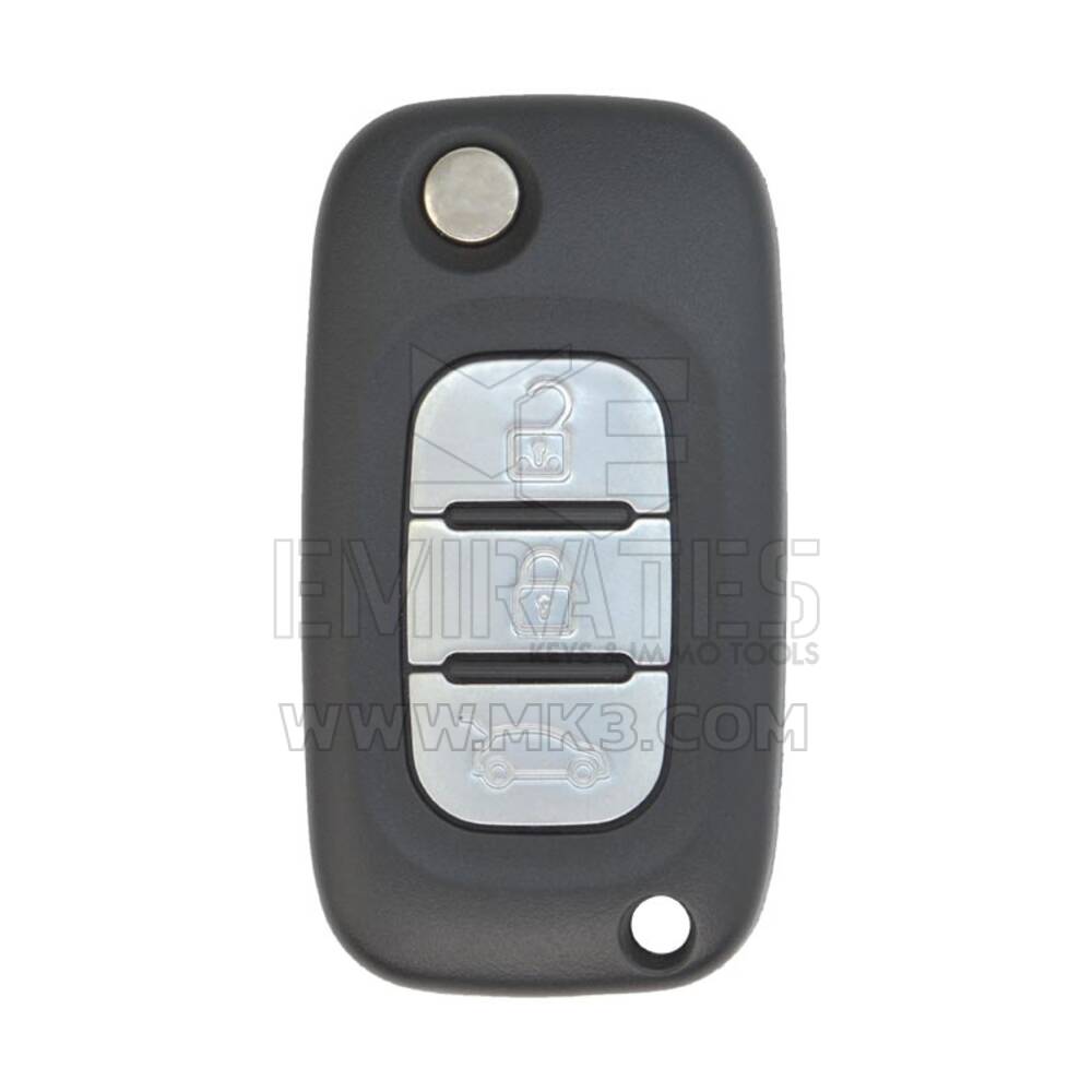 Renault Fluence Megane 3 Flip Remote Key 3 Buttons 433MHz PCF7961A Транспондер