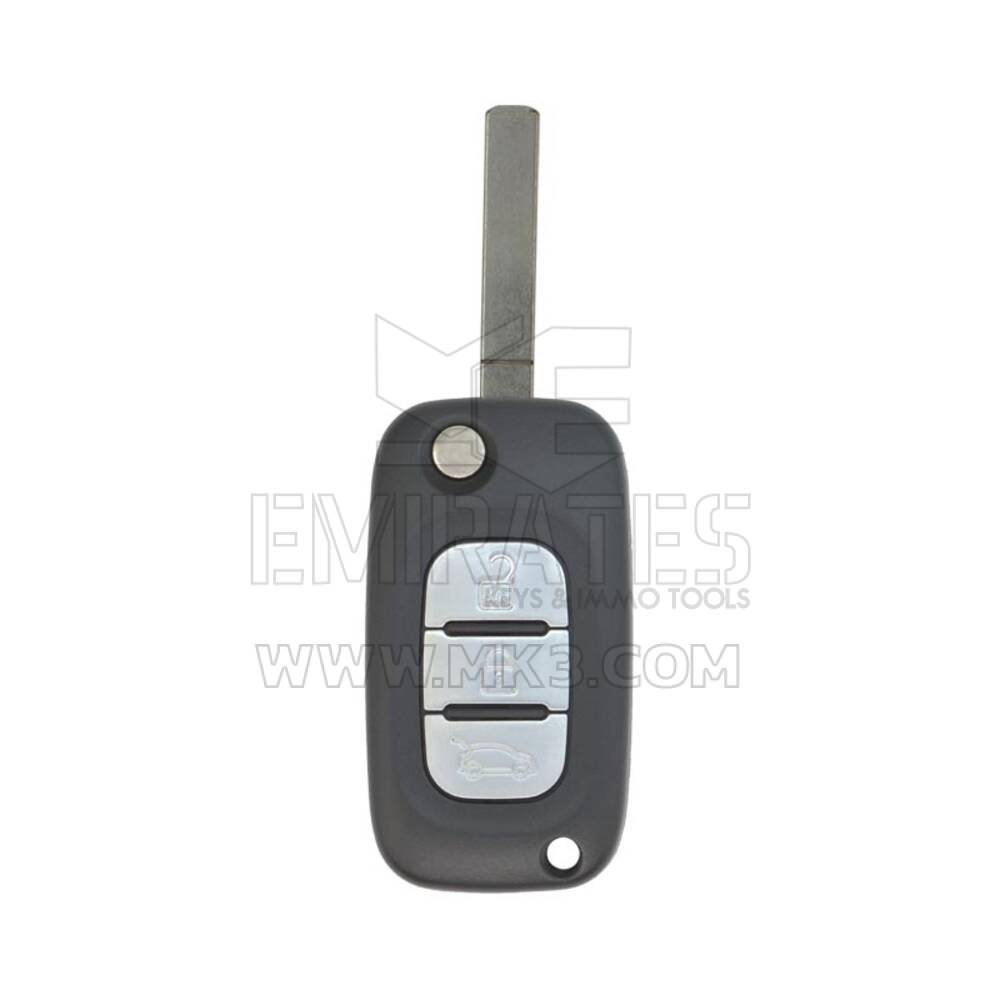 Llave remota Renault, NUEVO Renault Fluence Megane 3 Llave remota con tapa 3 botones 433MHz Transpondedor PCF7961A - Controles remotos MK3 | Claves de los Emiratos