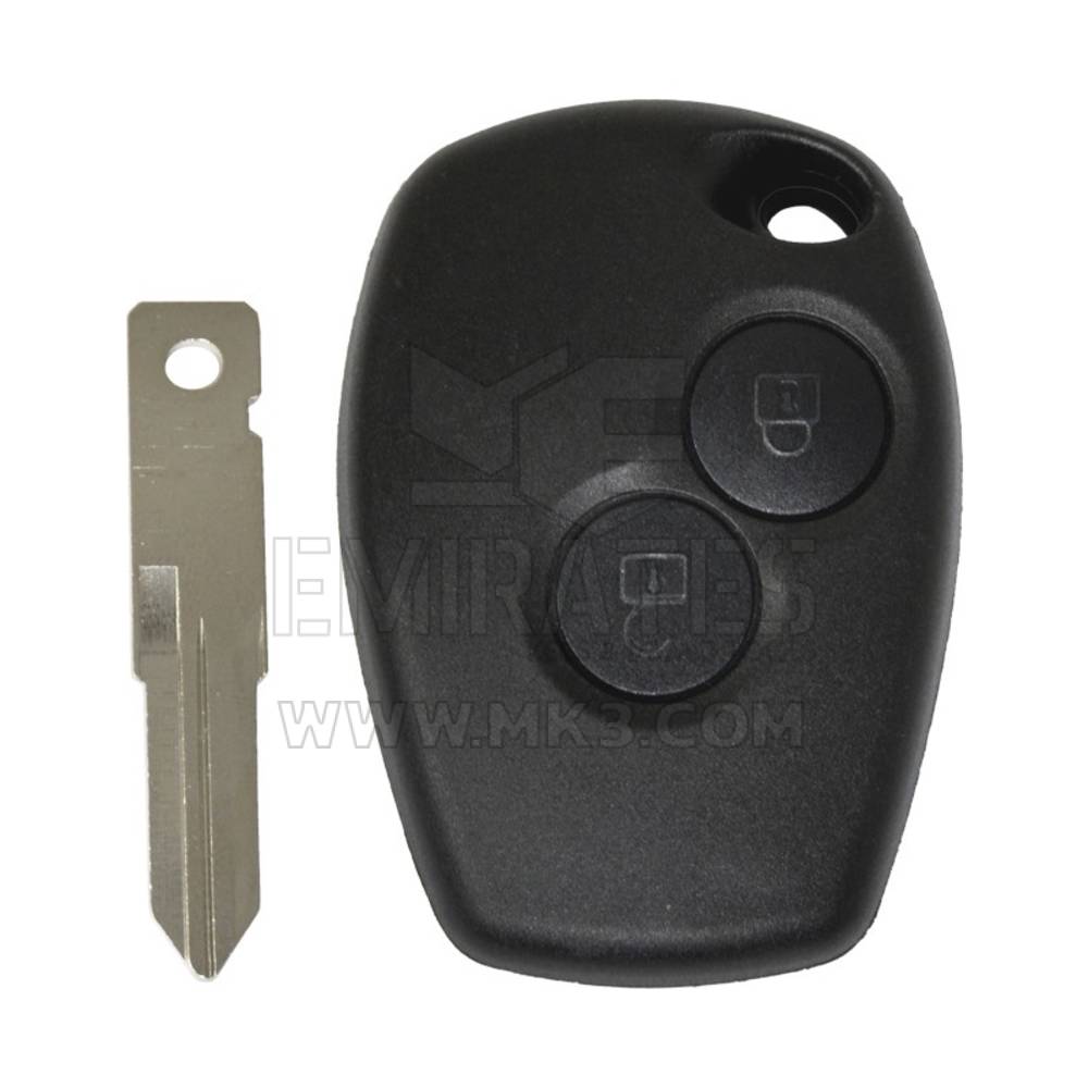 High Quality Aftermarket Renault Dacia Duster 2014 Remote Key Shell 2 Buttons VAC102 Blade, Emirates Keys Key fob shells replacement at | Emirates Keys